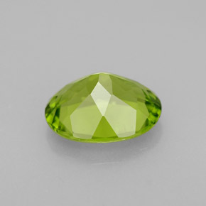 2,19 ctw natürlicher grüner Peridot, Oval Schliff, VS