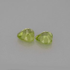  ct natürliche grüner Peridot-Edelsteine, Herzform, VS