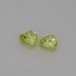  ct natürliche grüner Peridot-Edelsteine, Herzform, VS