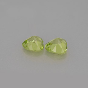  ct natürliche grüner Peridot-Edelsteine, Herzform, VS