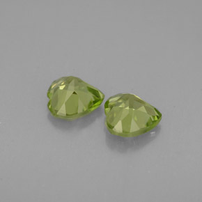  ct natürliche grüner Peridot-Edelsteine, Herzform, VS