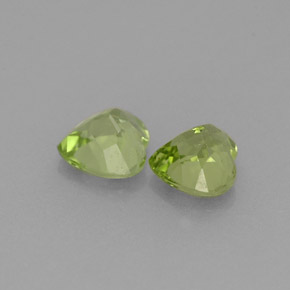  ct natürliche grüner Peridot-Edelsteine, Herzform, VVS-VS