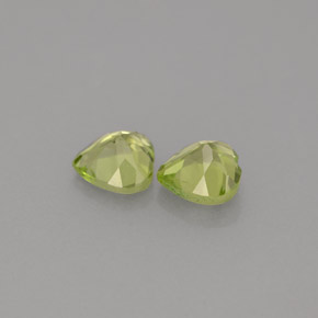  ct natürliche grüner Peridot-Edelsteine, Herzform, VS