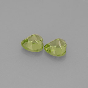  ct natürliche grüner Peridot-Edelsteine, Herzform, VS