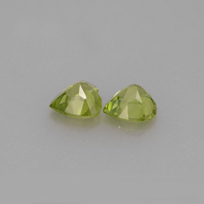 ct natürliche grüner Peridot-Edelsteine, Herzform, VVS-VS