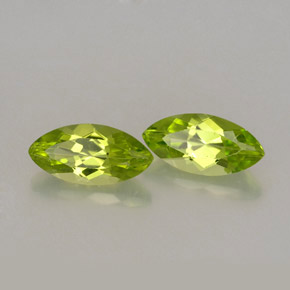  ct natürliche grüner Peridot-Edelsteine, Marquise, VVS-VS