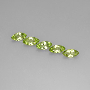  ct natürliche grüner Peridot-Edelsteine, Marquise, VS