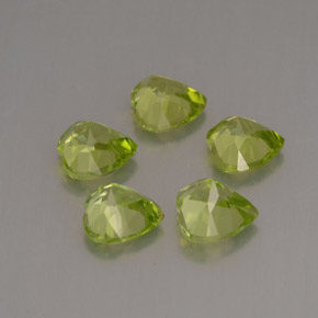  ct natürliche grüner Peridot-Edelsteine, Herzform, VVS-VS