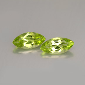  ct natürliche grüner Peridot-Edelsteine, Marquise, VS