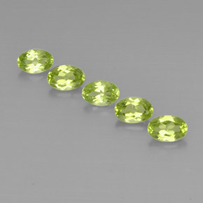  ct natürliche grüner Peridot-Edelsteine, Oval Schliff, VS