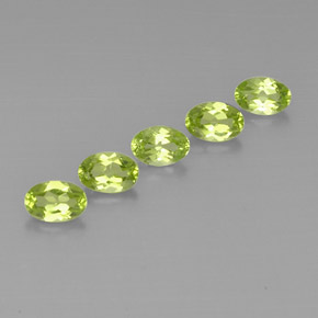  ct natürliche grüner Peridot-Edelsteine, Oval Schliff, VS