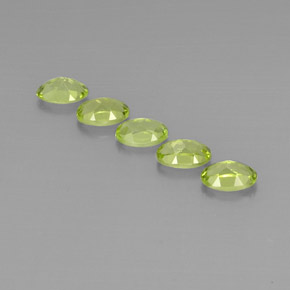  ct natürliche grüner Peridot-Edelsteine, Oval Schliff, VS