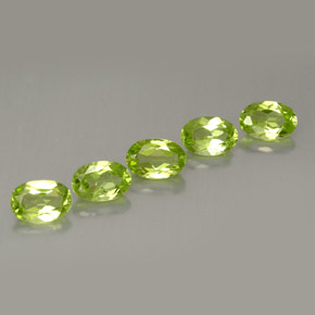  ct natürliche grüner Peridot-Edelsteine, Oval Schliff, VS