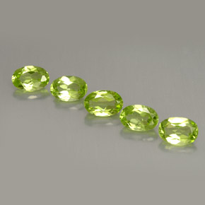  ct natürliche grüner Peridot-Edelsteine, Oval Schliff, VS