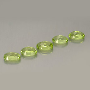 ct natürliche grüner Peridot-Edelsteine, Oval Schliff, VS