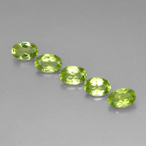  ct natürliche grüner Peridot-Edelsteine, Oval Schliff, VS