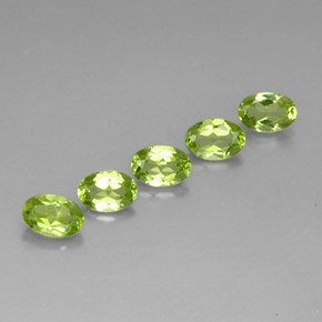  ct natürliche grüner Peridot-Edelsteine, Oval Schliff, VS