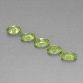  ct natürliche grüner Peridot-Edelsteine, Oval Schliff, VS