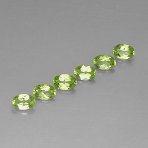  ct natürliche grüner Peridot-Edelsteine, Oval Schliff, VS