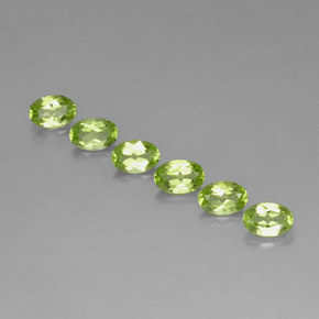  ct natürliche grüner Peridot-Edelsteine, Oval Schliff, VS