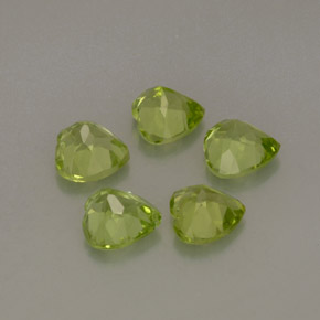  ct natürliche grüner Peridot-Edelsteine, Herzform, VS