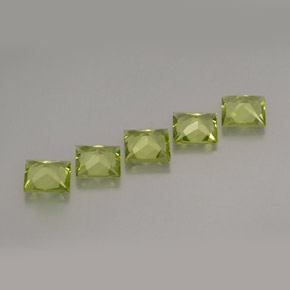  ct natürliche grüner Peridot-Edelsteine, Quadrat, VS