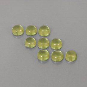  ct natürliche grüner Peridot-Edelsteine, Rundschliff, Transparent