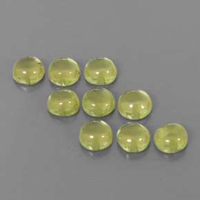  ct natürliche grüner Peridot-Edelsteine, Rundschliff, Transparent