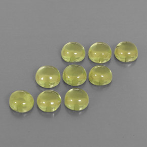  ct natürliche grüner Peridot-Edelsteine, Rundschliff, Transparent
