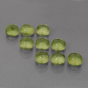  ct natürliche grüner Peridot-Edelsteine, Rundschliff, Transparent