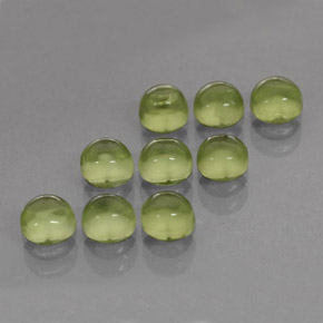  ct natürliche grüner Peridot-Edelsteine, Rundschliff, Transparent
