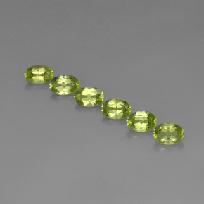  ct natürliche grüner Peridot-Edelsteine, Oval Schliff, VVS-VS