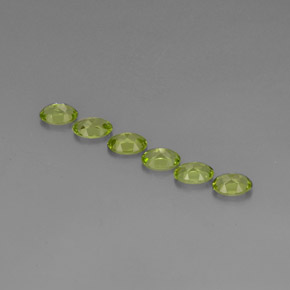  ct natürliche grüner Peridot-Edelsteine, Oval Schliff, VVS-VS
