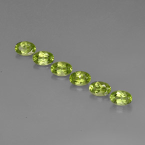  ct natürliche grüner Peridot-Edelsteine, Oval Schliff, VVS-VS