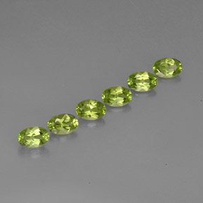  ct natürliche grüner Peridot-Edelsteine, Oval Schliff, VVS-VS