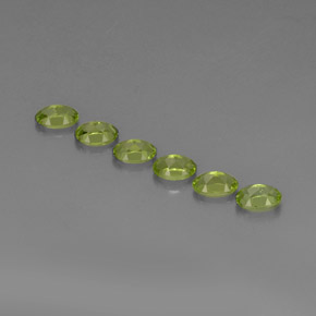  ct natürliche grüner Peridot-Edelsteine, Oval Schliff, VVS-VS