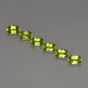  ct natürliche grüner Peridot-Edelsteine, Oval Schliff, VVS-VS