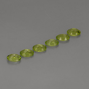  ct natürliche grüner Peridot-Edelsteine, Oval Schliff, VVS-VS