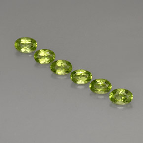  ct natürliche grüner Peridot-Edelsteine, Oval Schliff, VVS-VS