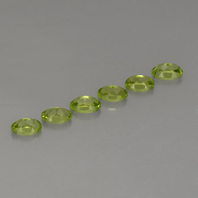  ct natürliche grüner Peridot-Edelsteine, Oval Schliff, VVS-VS
