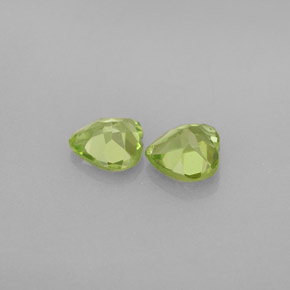  ct natürliche grüner Peridot-Edelsteine, Herzform, VVS-VS