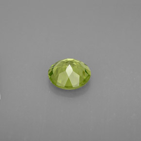 1,21 ctw natürlicher grüner Peridot, Rundschliff, VVS-VS