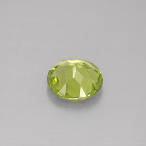 1,19 ctw natürlicher grüner Peridot, Rundschliff, VVS-VS