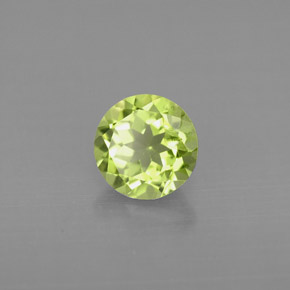 0,92 ctw natürlicher grüner Peridot, Rundschliff, VS