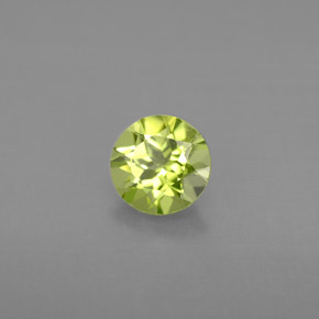 0,84 ctw natürlicher grüner Peridot, Rundschliff, VS