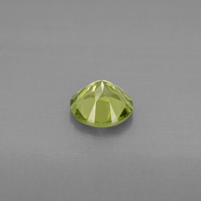 0,84 ctw natürlicher grüner Peridot, Rundschliff, VS