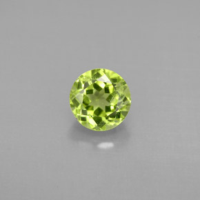 1,12 ctw natürlicher grüner Peridot, Rundschliff, VS