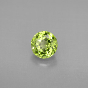 1,12 ctw natürlicher grüner Peridot, Rundschliff, VS