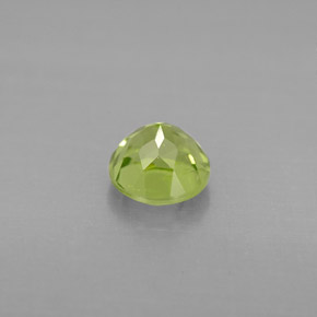 1,12 ctw natürlicher grüner Peridot, Rundschliff, VS