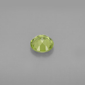 0,85 ctw natürlicher grüner Peridot, Rundschliff, VS
